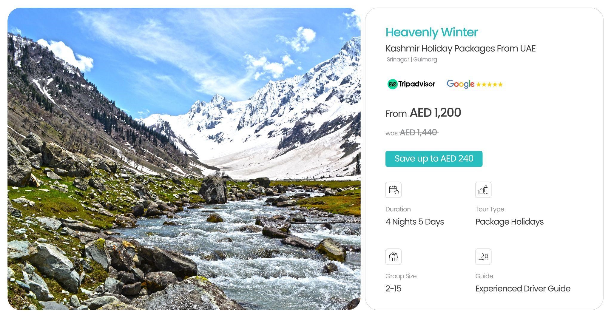 Heavenly Winter Kashmir Tour