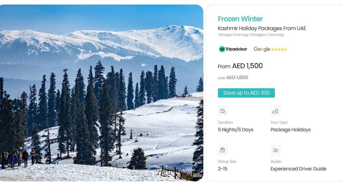 Frozen Winter Kashmir Tour