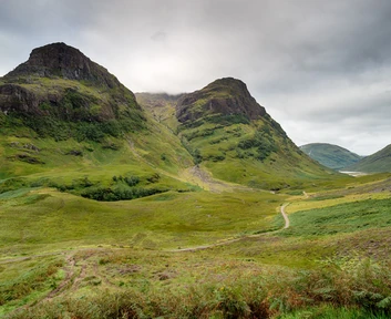 Glencoe Valley in the Scottish Highlands on the Private Luxury UK Tour