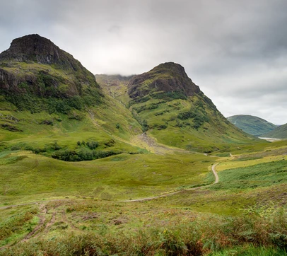 Glencoe Valley in the Scottish Highlands on the Private Luxury UK Tour