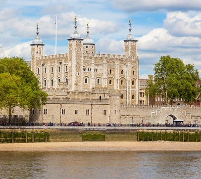Tower of London on the London to Edinburgh Fly-Drive