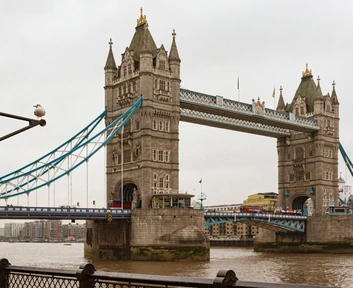 Tower Bridge in London on the UK Family Holiday