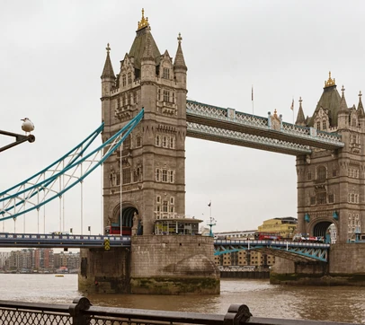 Tower Bridge in London on the UK Family Holiday