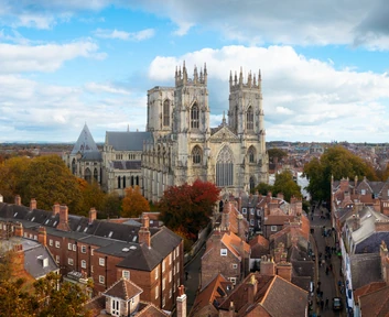 York Minster and historic York on the London to Edinburgh Fly-Drive