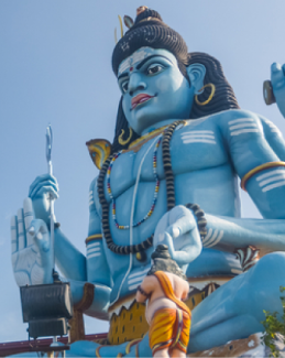 Lord Shiva statue at a Sri Lanka Ramayana site featured in Arabiers Holidays Ramayana tour guide by Jude Abraham